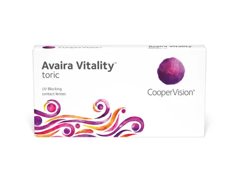 CooperVision Avaira Vitality Toric contact lens box
