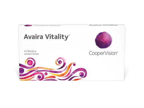 CooperVision Avaira Vitality contact lens box