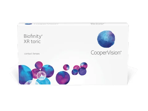 CooperVision Biofinity XR Toric contact lens box