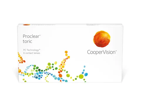 CooperVision Proclear Toric contact lens box